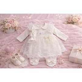 Комбінезон дитячий на дівчинку 41148 white р.0-0.3 "Major" недорого оптом від прямого постачальника