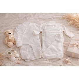 Комбінезон дитячий на дівчинку 50073 white р.0-0.3 "Major" недорого оптом від прямого постачальника