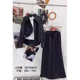 Костюм дитячий на дівчинку 5313 black р.130-170 "Major" недорого оптом від прямого постачальника