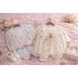 Комбінезон дитячий на дівчинку 70035 white р.56-62 "Major" недорого оптом від прямого постачальника