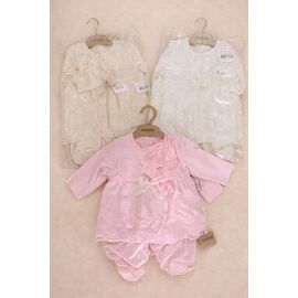 Костюм дитячий на дівчинку 7100 white р.0.1-0.3 "Major" недорого оптом від прямого постачальника