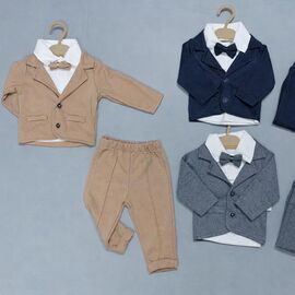 Костюм дитячий на хлопчика 8005 grey р.0.3-1 "Major" недорого оптом від прямого постачальника