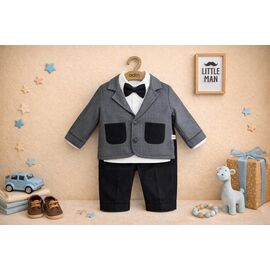 Костюм дитячий на хлопчика 8010 grey р.0.9-2 "Major" недорого оптом від прямого постачальника