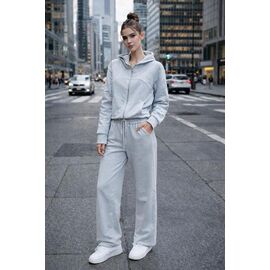 Костюм спортивний жіночий теплий 8283 l.grey р.M-XL "Major" недорого оптом від прямого постачальника