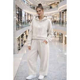 Костюм спортивний жіночий теплий 8311 milk р.M-XL "Major" недорого оптом від прямого постачальника