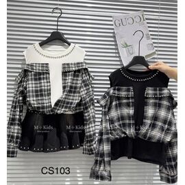 Фотография Рубашка детская на девочку CS103 white р.130-170 "Major" недорого оптом от прямого поставщика