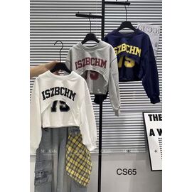 Фотография Свитер детский на девочку CS65 l.grey р.120-170 "Major" недорого оптом от прямого поставщика