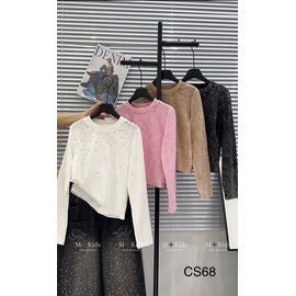 Фотография Свитер детский на девочку CS68 camel р.120-170 "Major" недорого оптом от прямого поставщика