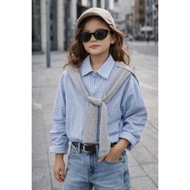 Фотография Рубашка детская на девочку FT2A22001 l.blue р.130-170 "Major" недорого оптом от прямого поставщика