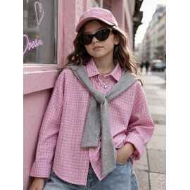 Фотография Рубашка детская на девочку FT2A22001 pink р.130-170 "Major" недорого оптом от прямого поставщика