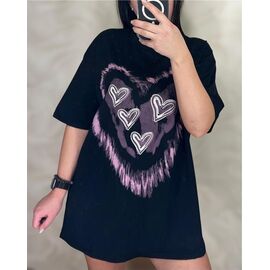 футболка жіноча 25061 black р.S-L "PULSE" недорого оптом від прямого постачальника