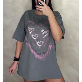 футболка жіноча 25061 grey р.S-L "PULSE" недорого оптом від прямого постачальника