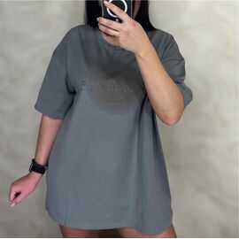 футболка жіноча 25062-1 d.grey р.S-L "PULSE" недорого оптом від прямого постачальника