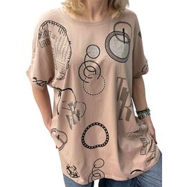 футболка жіноча 26014 beige р.48-52 "PULSE" недорого оптом від прямого постачальника