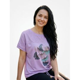 футболка жіноча 26019 lilac р.52-56 "PULSE" недорого оптом від прямого постачальника