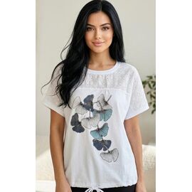 футболка жіноча 26019 white р.52-56 "PULSE" недорого оптом від прямого постачальника