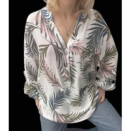 Блузка жіноча 26023 white р.50-56 "PULSE" недорого оптом від прямого постачальника