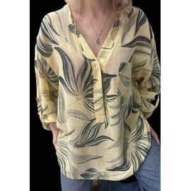 Блузка жіноча 26024 yellow р.50-56 "PULSE" недорого оптом від прямого постачальника