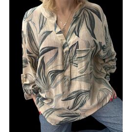 Блузка жіноча 26024-1 beige р.50-56 "PULSE" недорого оптом від прямого постачальника