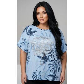 футболка жіноча 26025 l.blue р.50-56 "PULSE" недорого оптом від прямого постачальника