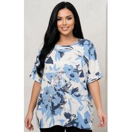 футболка жіноча 26026 l.blue р.50-56 "PULSE" недорого оптом від прямого постачальника