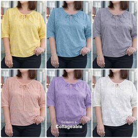 Жіноча блузка 26027 yellow р.52-54 "PULSE" недорого оптом від прямого постачальника