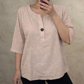 Жіноча блузка 26029 beige р.52-54 "PULSE" недорого оптом від прямого постачальника