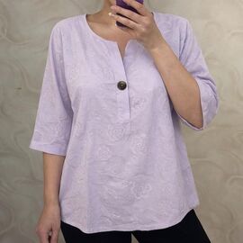 Жіноча блузка 26029 lilac р.52-54 "PULSE" недорого оптом від прямого постачальника