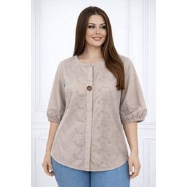 Жіноча блузка 26030 beige р.52-54 "PULSE" недорого оптом від прямого постачальника