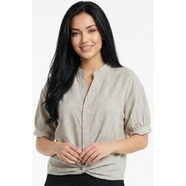 Жіноча блузка 26119 grey р.48-52 "PULSE" недорого оптом від прямого постачальника