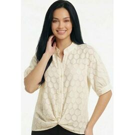 Жіноча блузка 26119 l.beige р.48-52 "PULSE" недорого оптом від прямого постачальника
