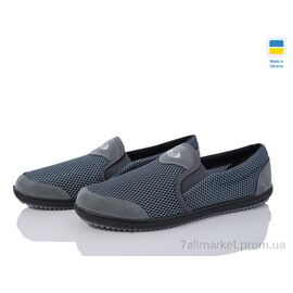 Сліпони чоловічі модні Літо Verta Т6 сірий (6 пар р.41-45) "Paolla" недорого оптом від прямого постачальника