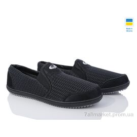 Сліпони чоловічі модні Літо Verta Т6 чорний (8 пар р.41-45) "Paolla" недорого оптом від прямого постачальника