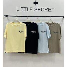 Фотография Футболка мужская 500307 khaki р.M-XL "Little Secret" недорого оптом от прямого поставщика