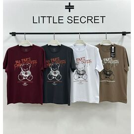 Футболка чоловіча 500364 khaki р.S-2XL "Little Secret" недорого оптом від прямого постачальника