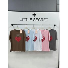 футболка жіноча 500454 khaki р.one size "Little Secret" недорого оптом від прямого постачальника