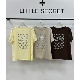 футболка жіноча 500514 beige р.one size "Little Secret" недорого оптом від прямого постачальника