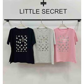 футболка жіноча 500514 l.grey р.one size "Little Secret" недорого оптом від прямого постачальника