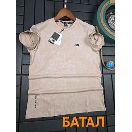 Футболка чоловіча W26563 beige р.3XL-7XL "Verton" недорого оптом від прямого постачальника