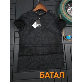 Футболка чоловіча W26571 black р.3XL-7XL "Verton" недорого оптом від прямого постачальника