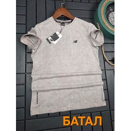 Футболка чоловіча W26574 beige р.3XL-7XL "Verton" недорого оптом від прямого постачальника