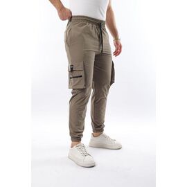 Фотография Штаны спортивные мужские W26577 beige р.S-3XL "Verton" недорого оптом от прямого поставщика