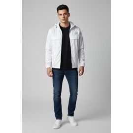 Вітровка чоловіча W26582 white р.S-2XL "Verton" недорого оптом від прямого постачальника