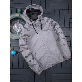 Вітровка чоловіча W26586 grey р.S-2XL "Verton" недорого оптом від прямого постачальника