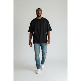 Футболка чоловіча W26596 black р.M-3XL "Verton" недорого оптом від прямого постачальника