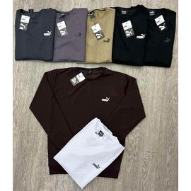 Фотография Свитер мужской W26628 black-grey р.M-3XL "Verton" недорого оптом от прямого поставщика