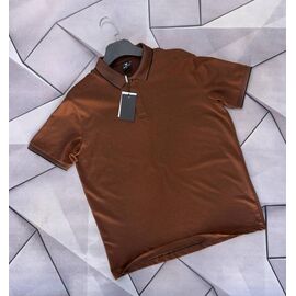 Футболка чоловіча W26672 brown р.XL-5XL "Verton" недорого оптом від прямого постачальника