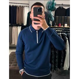 Фотография Свитер мужской 054 navy р.M-2XL "Vip Stendo" недорого оптом от прямого поставщика