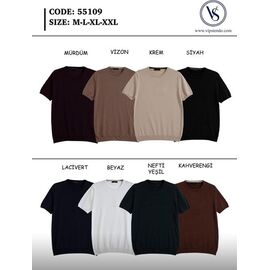 Фотография Футболка мужская 55109 l.beige р.M-2XL "Vip Stendo" недорого оптом от прямого поставщика