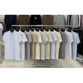 Футболка чоловіча 7001 white р.M-2XL "Vip Stendo" недорого оптом від прямого постачальника